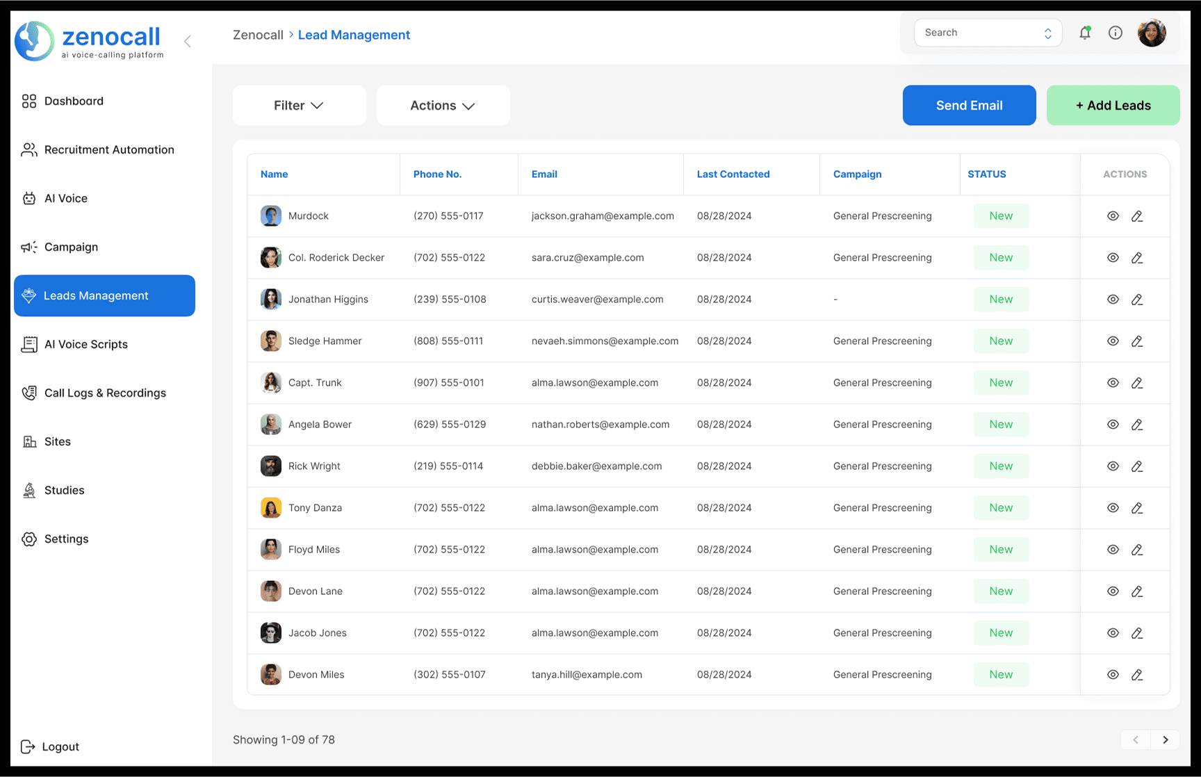 ZenoCall